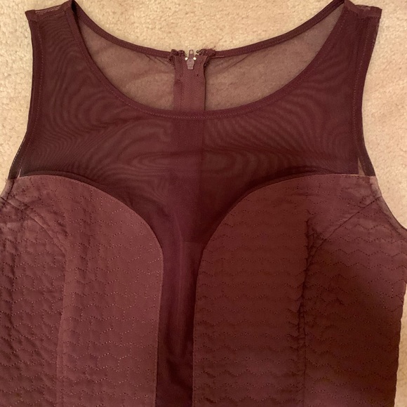 Dynamite Burgundy Dress - Picture 2 of 3